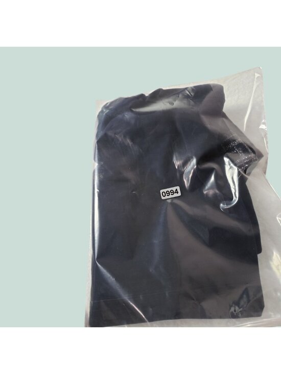 R&M Richards Sleeveless Dress W Metallic Embelishment Neckline Navy Blue Size 10 - Picture 13 of 13